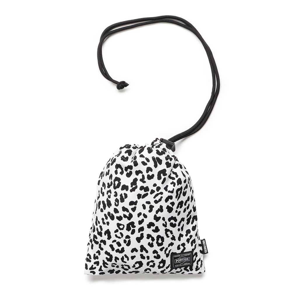 画像: WACKO MARIA/PORTER / LEOPARD SHOULDER POUCH（TYPE-2）（ホワイト）［レオパードショルダーポーチ-22春夏］