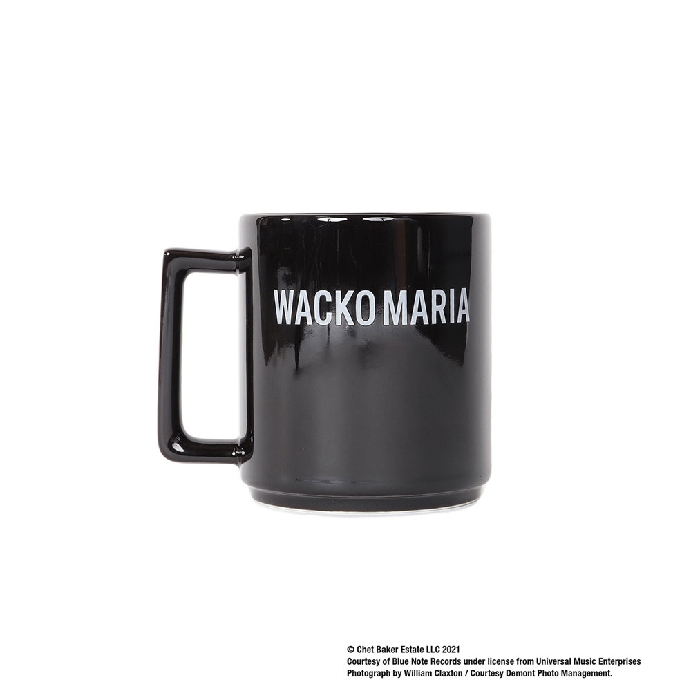 画像: WACKO MARIA/CHET BAKER / MUG（ブラック）［マグカップ-22春夏］