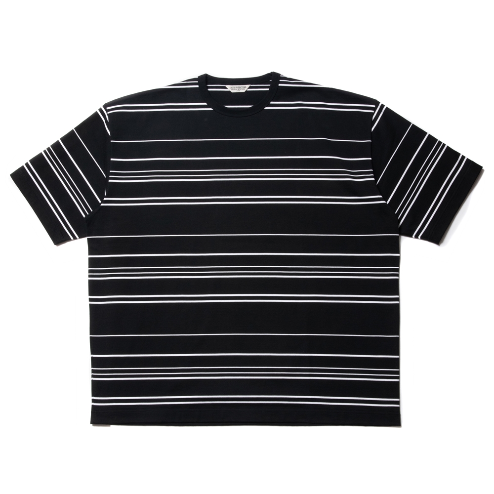 COOTIE PRODUCTIONS/Supima Border Oversized S/S Tee（ブラック ...