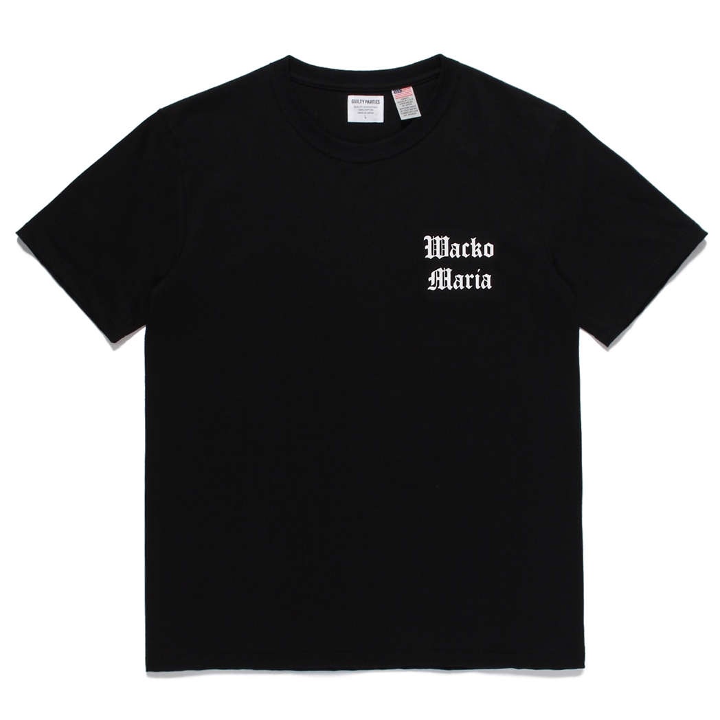 画像: WACKO MARIA/US FABRIC T-SHIRT（TYPE-2）（ブラック）［プリントT-22春夏］