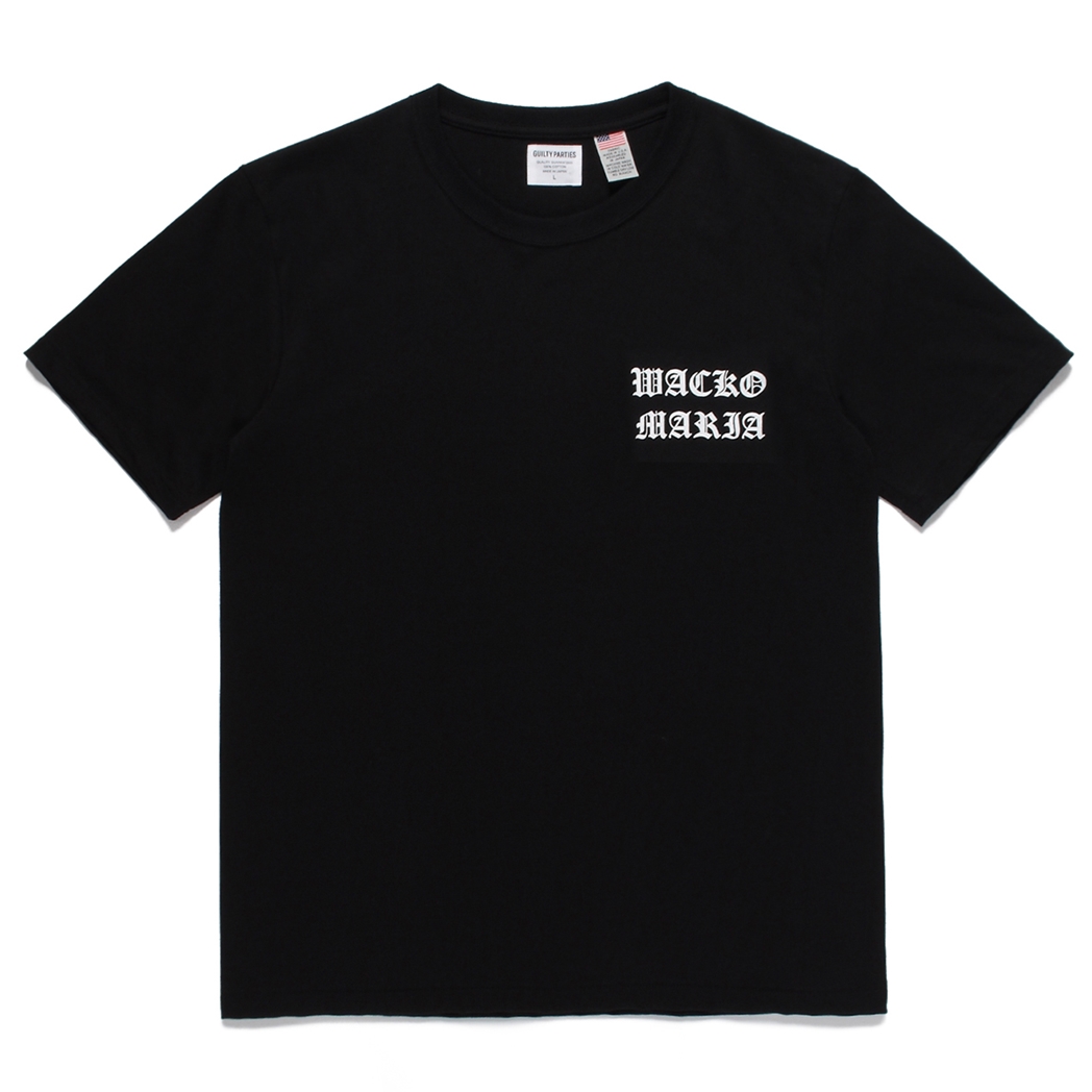 画像: WACKO MARIA/US FABRIC T-SHIRT（TYPE-3）（ブラック）［プリントT-22春夏］