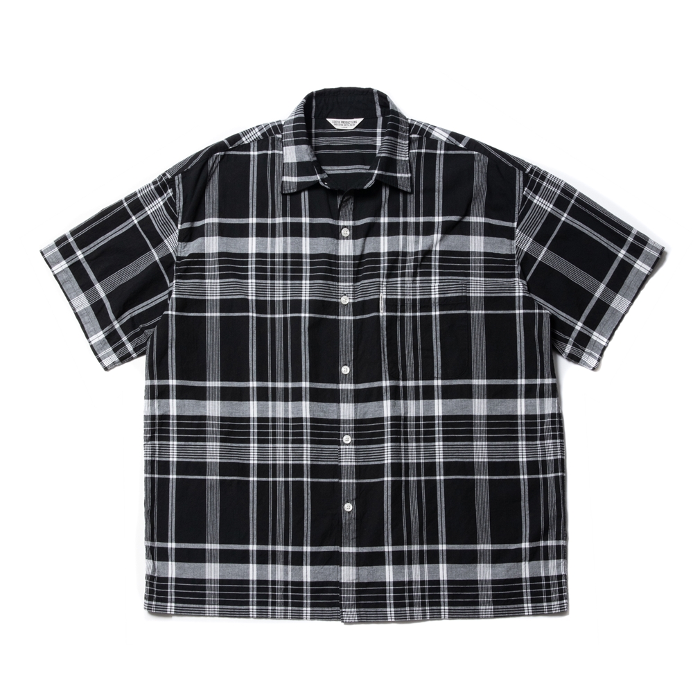 画像: COOTIE PRODUCTIONS/Madras Check S/S Shirt（ブラック）［マドラスチェックシャツ-22春夏］