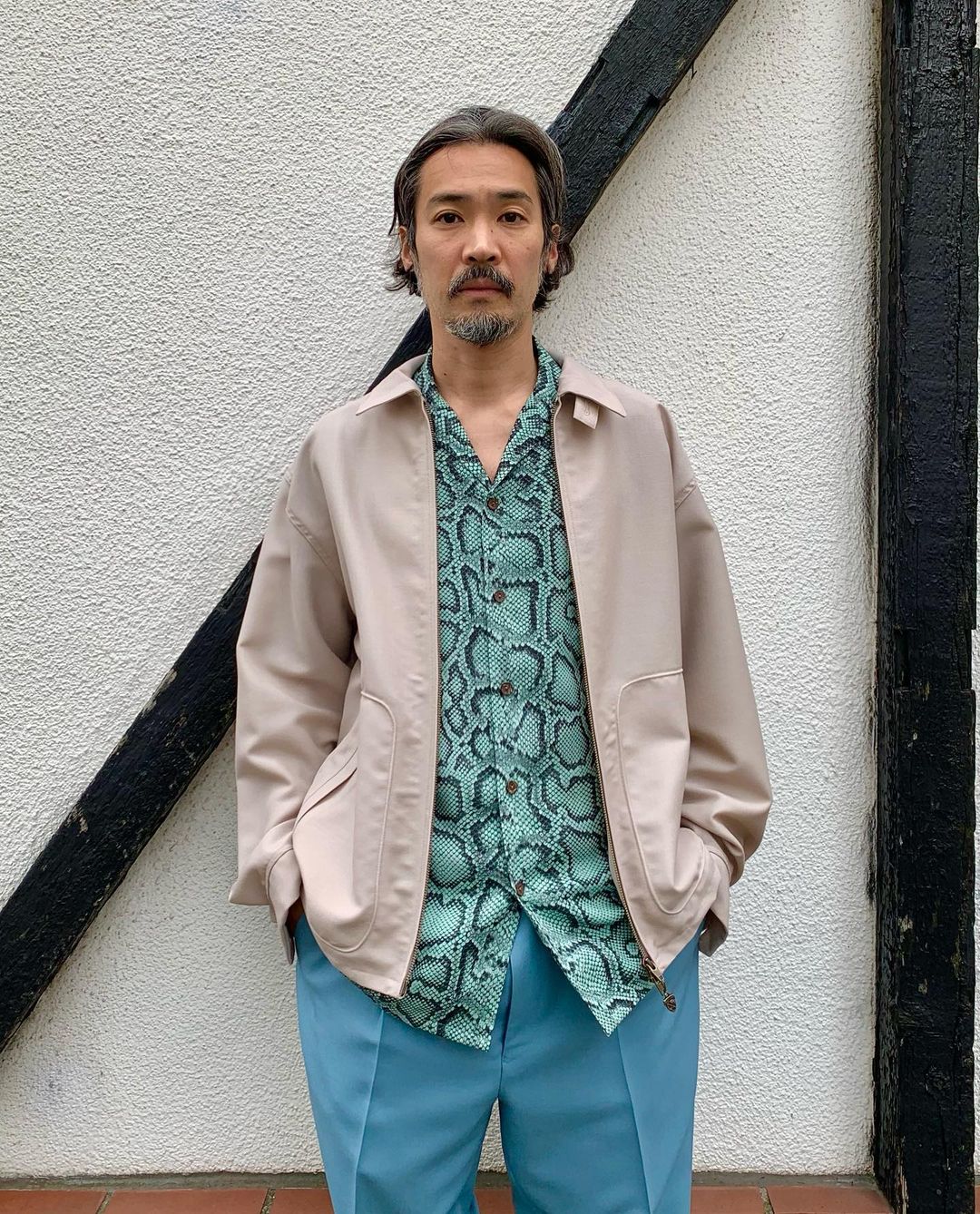 WACKO MARIA/PYTHON HAWAIIAN SHIRT S/S（グリーン）［パイソン ...