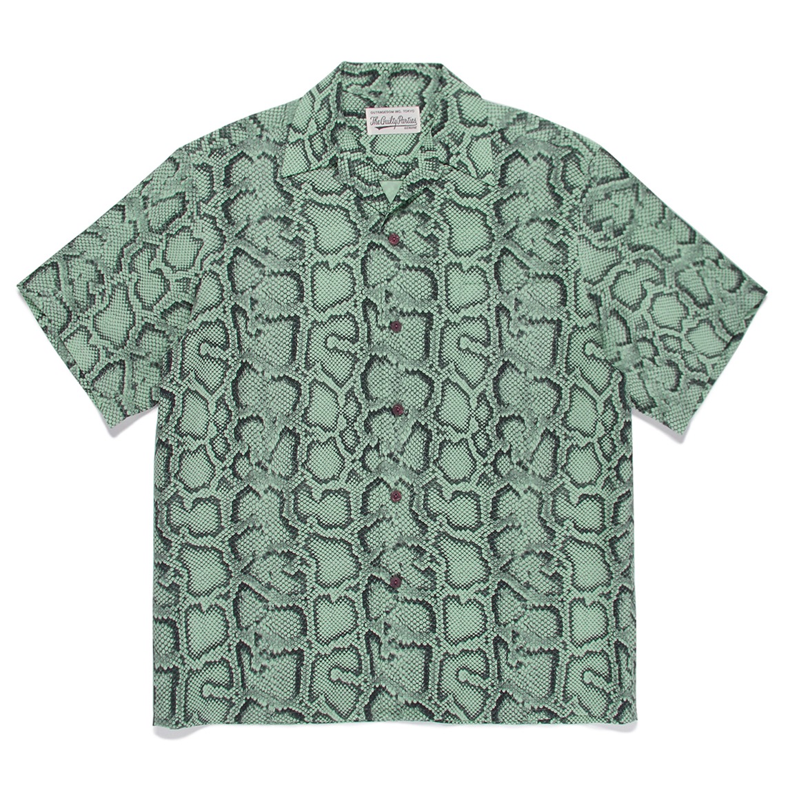 WACKO MARIA/PYTHON HAWAIIAN SHIRT S/S（グリーン）［パイソン ...