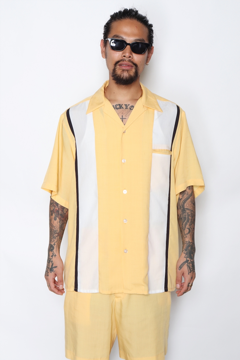 画像: WACKO MARIA/THREE TONE 50'S SHIRT（イエロー）［3トーン50'Sシャツ-22春夏］