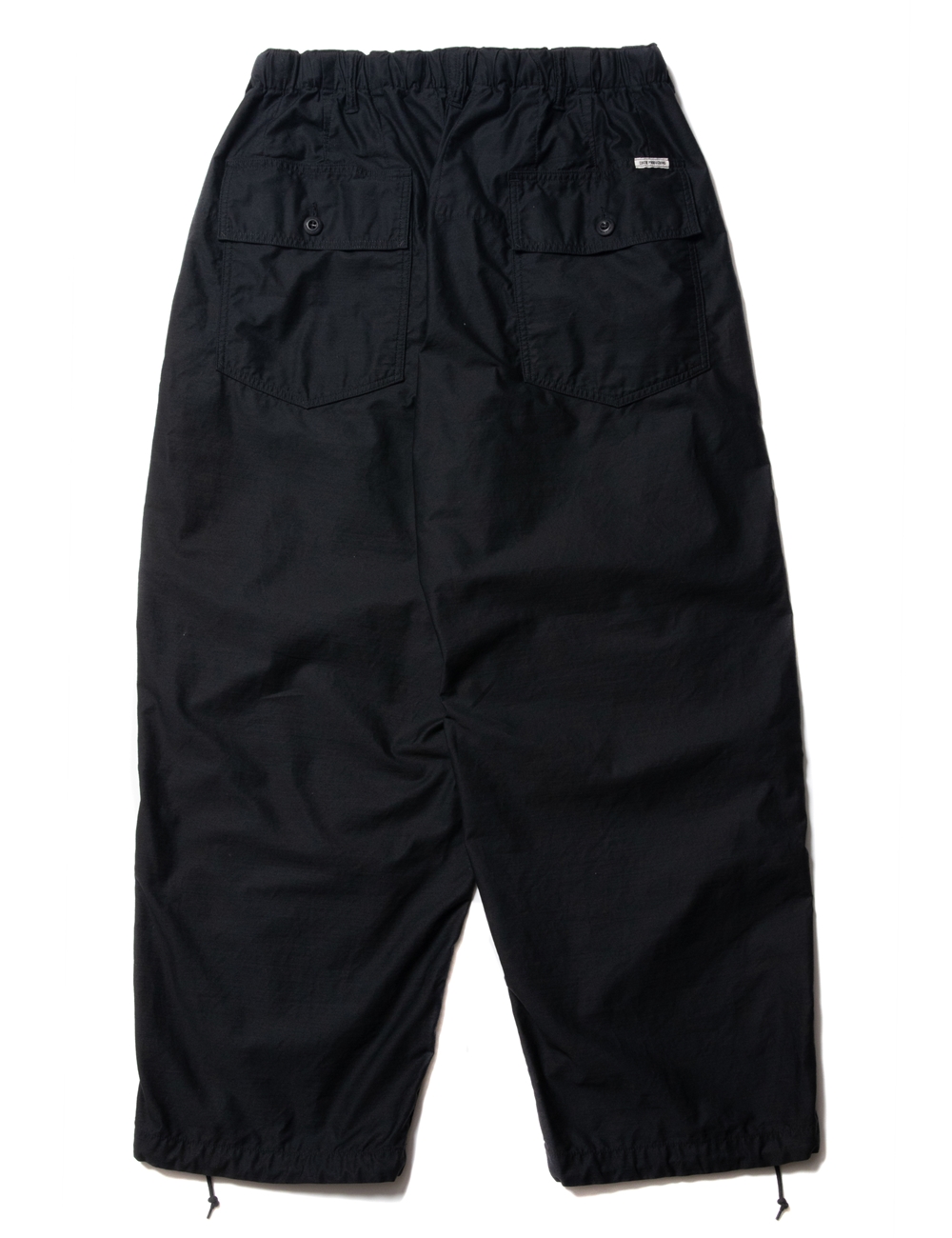 画像: COOTIE PRODUCTIONS/Back Satin Error Fit Utility Easy Pants（ブラック）［エラーフィットイージーパンツ-22春夏］