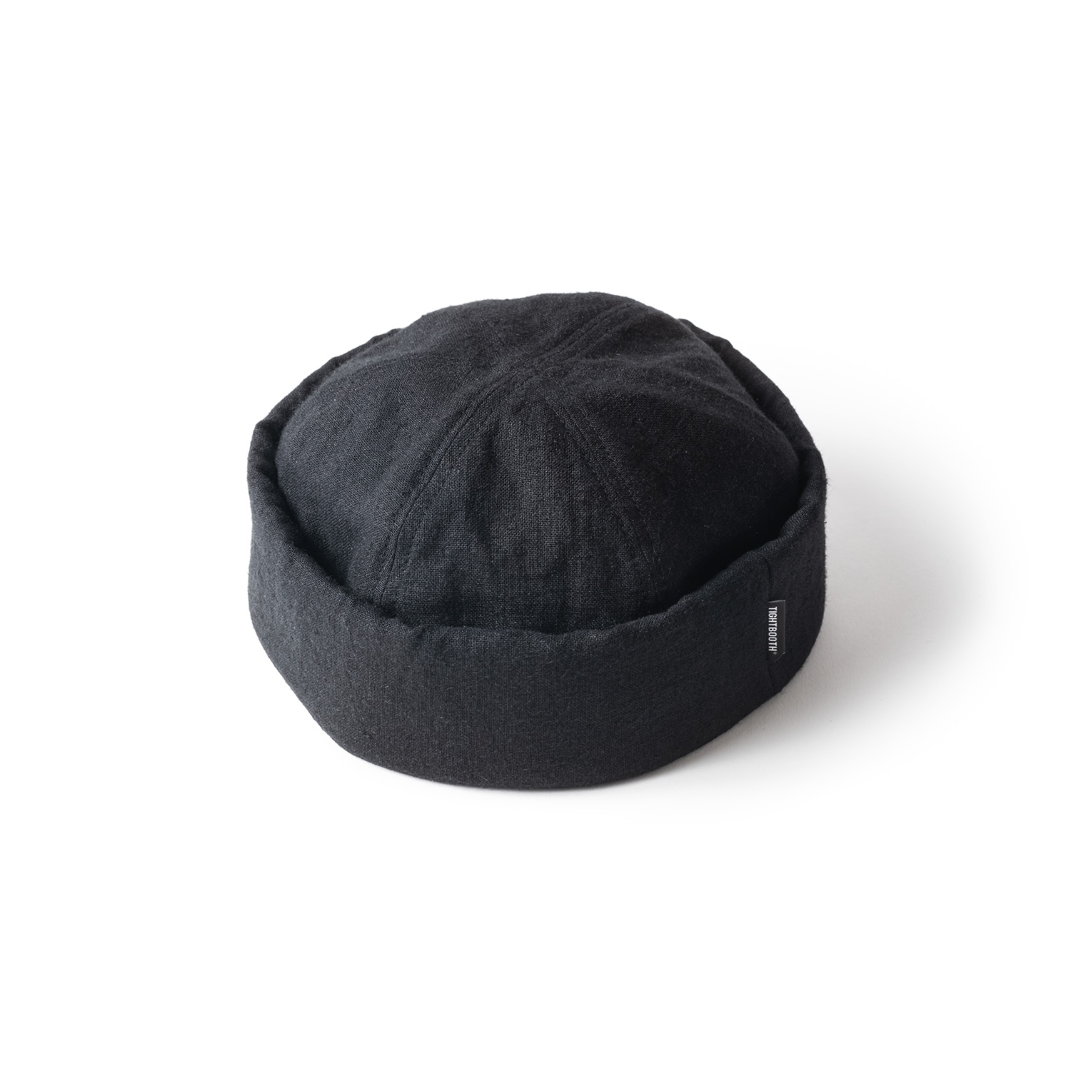 TIGHTBOOTH/KARAMUSHI ROLL CAP(ブラック)[ロールキャップ-22春夏