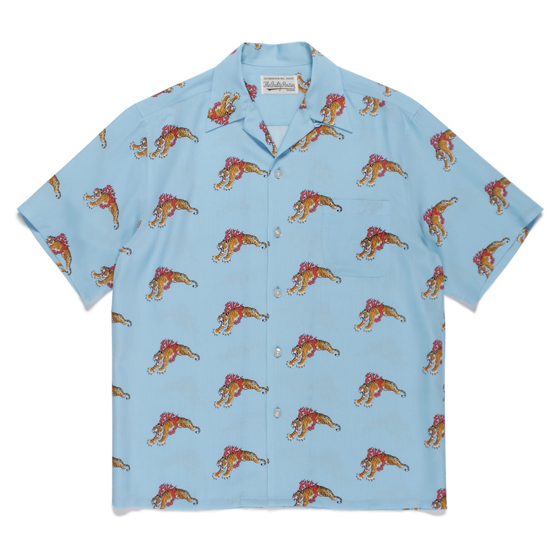 WACKO MARIA/TIM LEHI / HAWAIIAN SHIRT S/S（ライトブルー ...