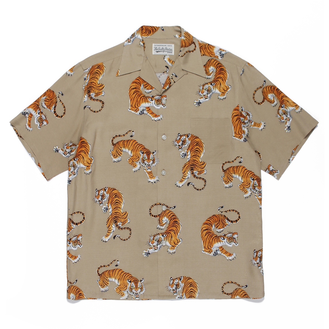 WACKO MARIA/TIM LEHI / HAWAIIAN SHIRT S/S（ベージュ）［ハワイアン ...