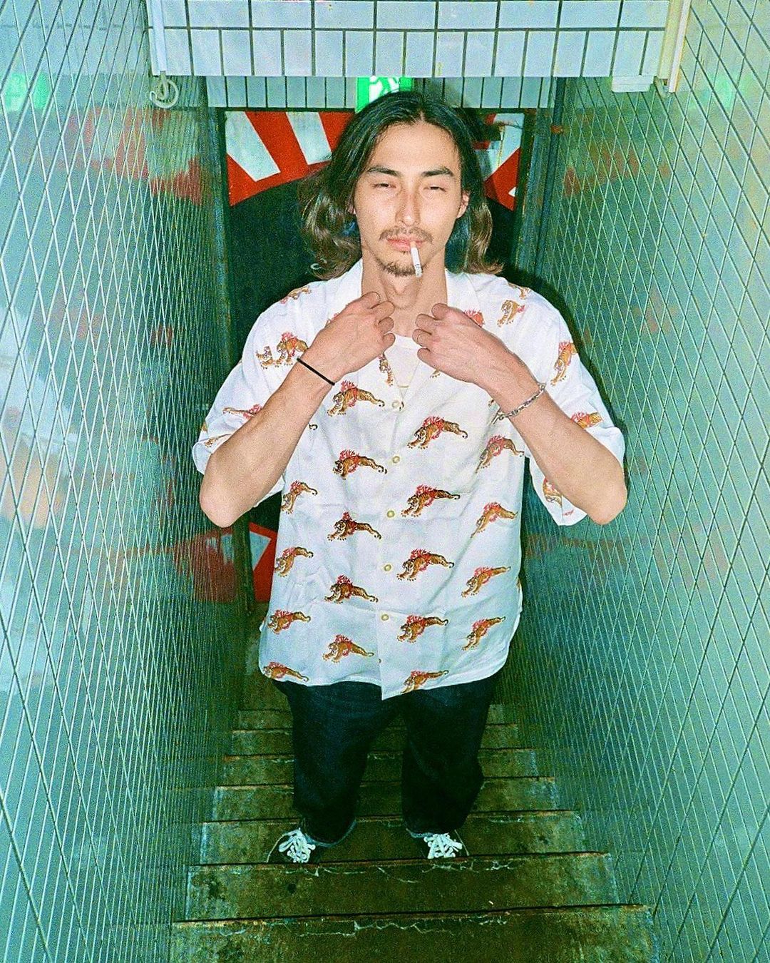 画像: WACKO MARIA/TIM LEHI / HAWAIIAN SHIRT S/S（ホワイト）［ハワイアンシャツ-22春夏］