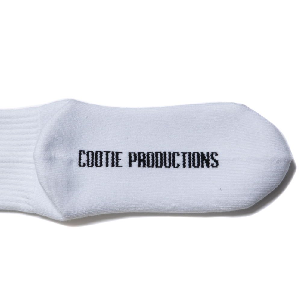 画像: COOTIE PRODUCTIONS/Raza Short Socks（ホワイト）［ショートソックス-22春夏］