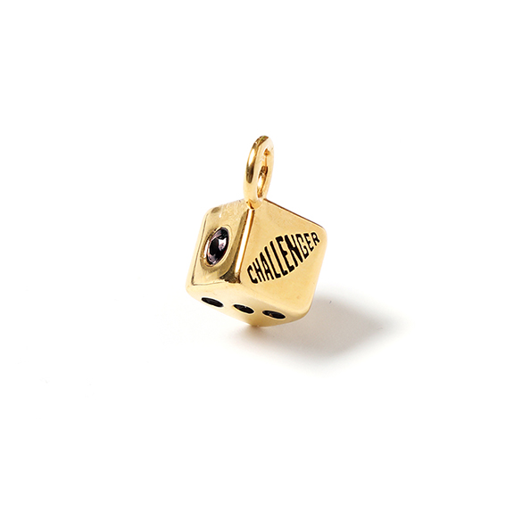 画像: CHALLENGER/DICE PENDANT TOP（GOLD K18 PLATING）［ダイスペンダントトップ-22秋冬］