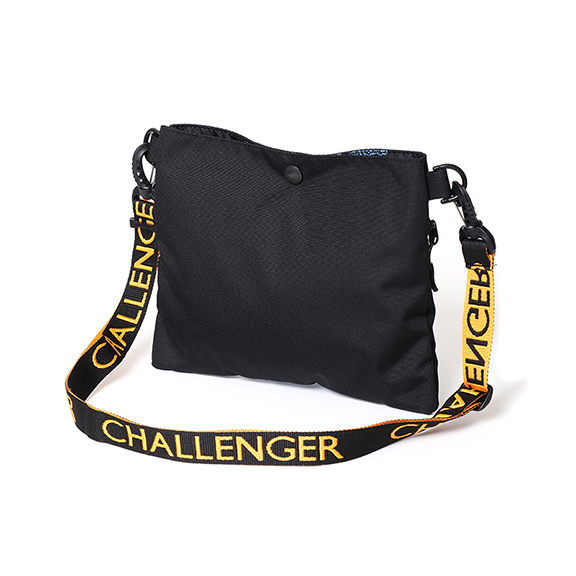 画像: CHALLENGER/NYLON FIELD SACOCHE（BLACK）［ナイロンフィールドサコッシュ-22秋冬］