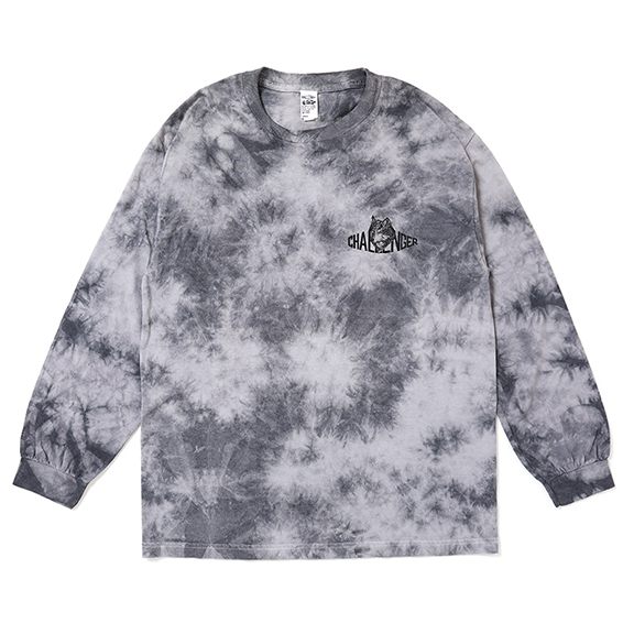 画像: CHALLENGER/TIE DYE WOLF LOGO L/S TEE（TIE DYE）［タイダイ染め長袖T-22秋冬］