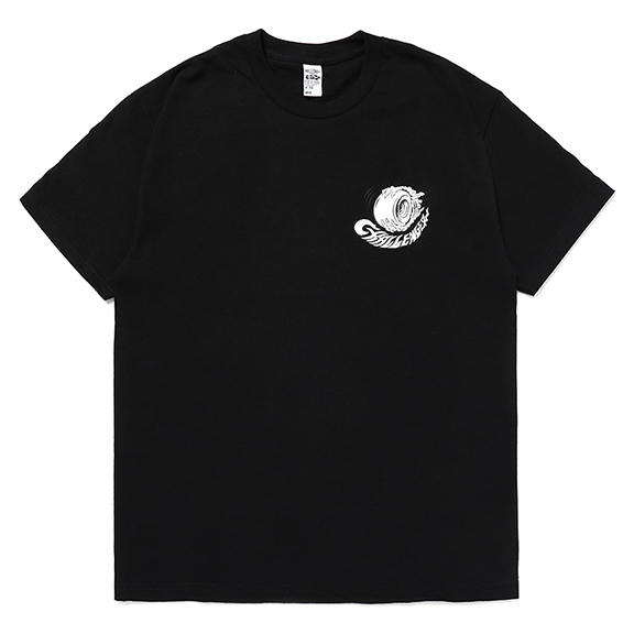 画像: CHALLENGER/CHALLENGER WHEELS TEE（BLACK）［プリントT-22秋冬］