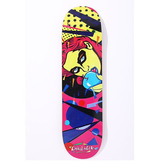 CHALLENGER/FLASH SKATE DECK（BLACK）［スケートデッキ-22秋冬］ - JONAS