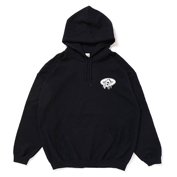 画像: CHALLENGER/LOGO SPIDER HOODIE（BLACK）［プルオーバーパーカー-22秋冬］