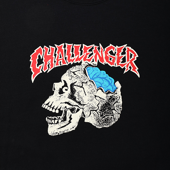 画像: CHALLENGER/ZOMBIE SKULL C/N SWEAT（BLACK）［クルーネックスウェット-22秋冬］