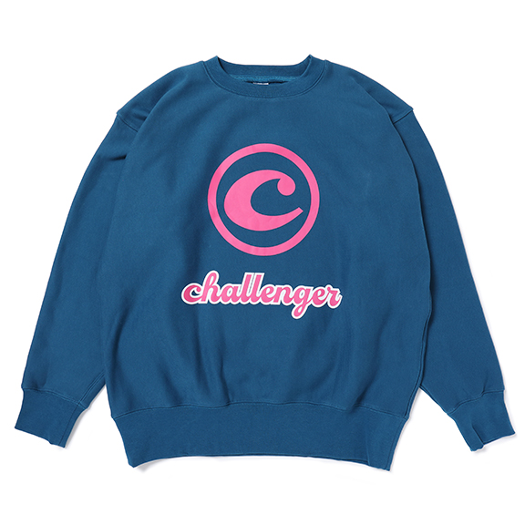 CHALLENGER/90'S LOGO C/N SWEAT（GREEN）［クルーネックスウェット-22