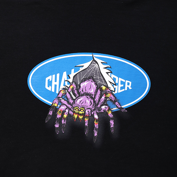 画像: CHALLENGER/LOGO SPIDER HOODIE（BLACK）［プルオーバーパーカー-22秋冬］