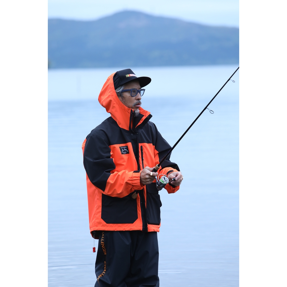 画像: CHALLENGER/NYLON FIELD JACKET（ORANGE/BLACK）［ナイロンフィールドJKT-22秋冬］