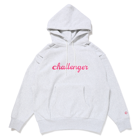 画像: CHALLENGER/90'S LOGO HOODIE（GRAY）［プルオーバーパーカー-22秋冬］