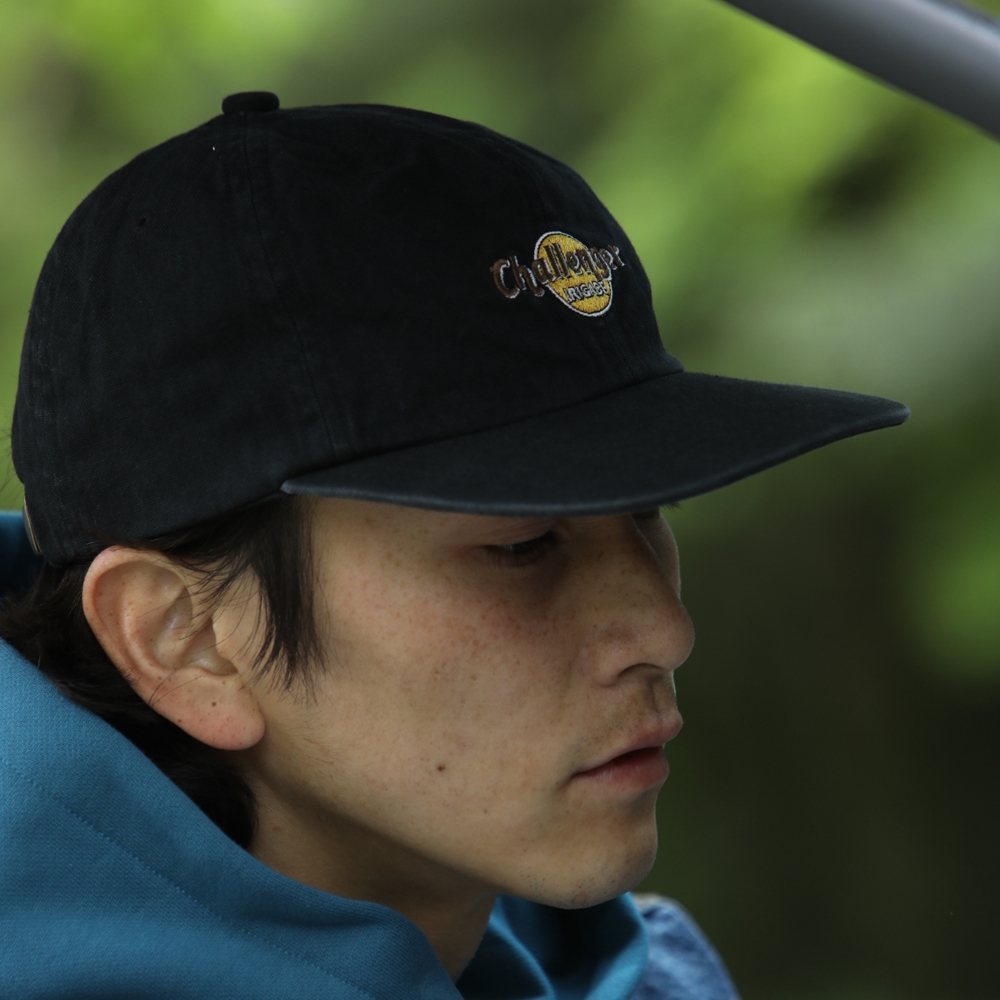 画像: CHALLENGER/MUD LOGO CAP（BLACK）［マッドロゴキャップ-22秋冬］