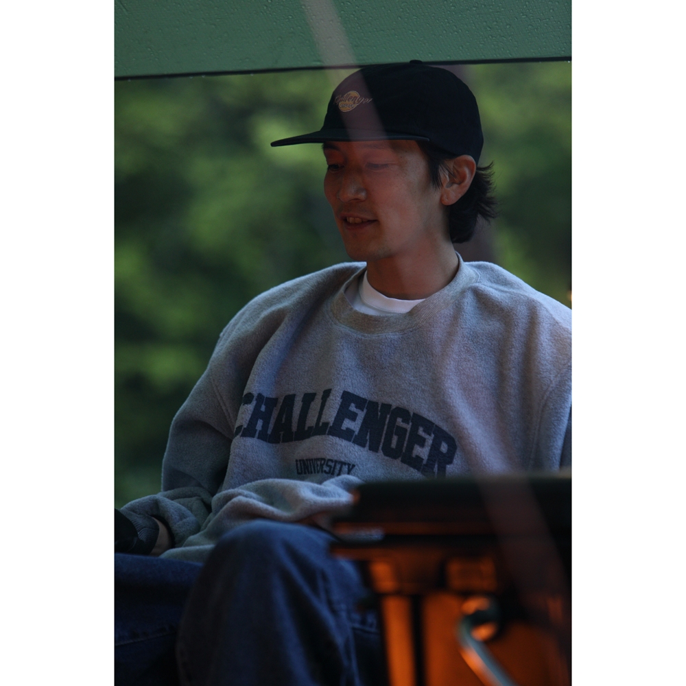 画像: CHALLENGER/COLLEGE LOGO C/N FLEECE（GRAY）［フリースクルーネック-22秋冬］