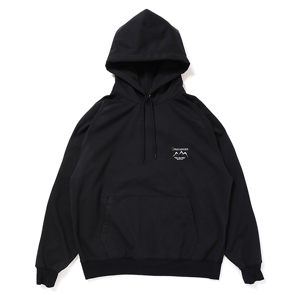 画像: CHALLENGER/MID LAYER HOODIE（BLACK）［ミッドレイヤーフーディー-22秋冬］