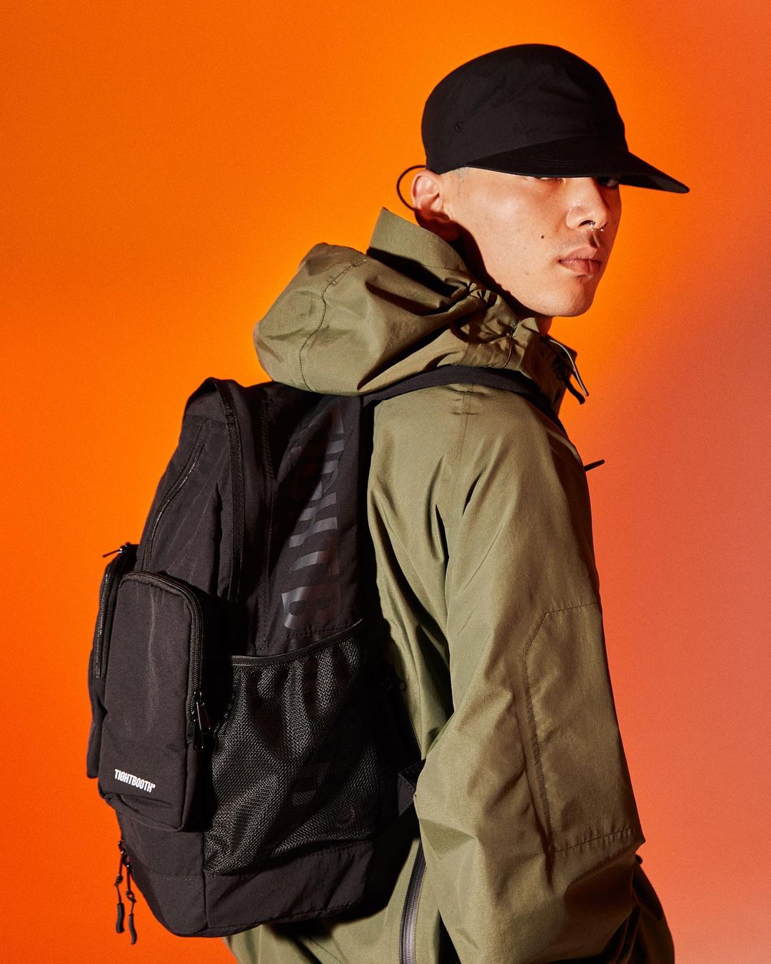 TIGHTBOOTH/DOUBLE POCKET BACKPACK（ブラック）［バックパック-22春夏 ...