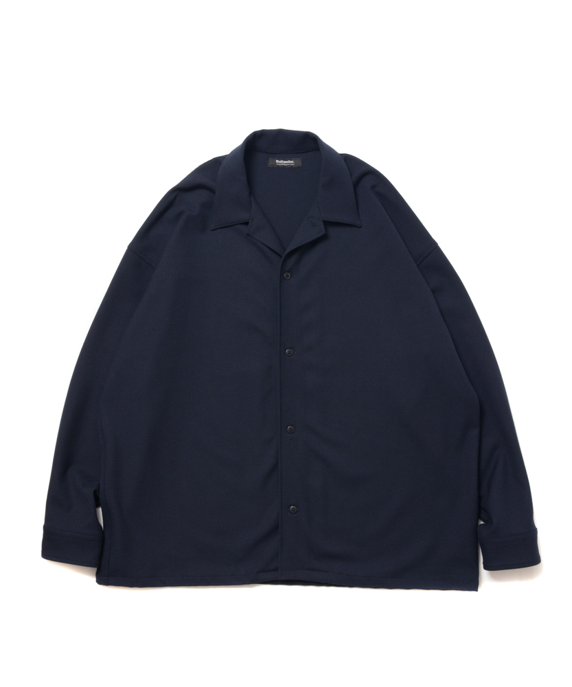 ROTTWEILER/OPEN COLLAR SHIRT(NAVY) 【30%OFF】[オープンカラー