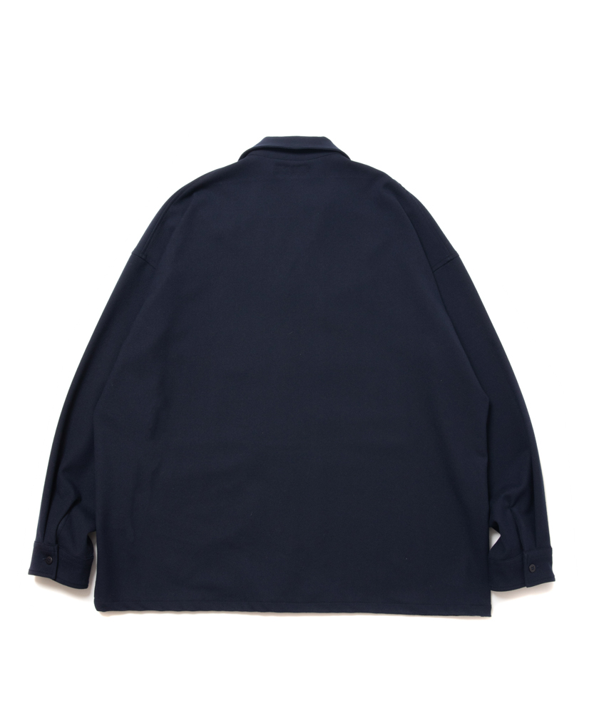 画像: ROTTWEILER/OPEN COLLAR SHIRT（NAVY） 【30%OFF】［オープンカラーシャツ-22秋冬］