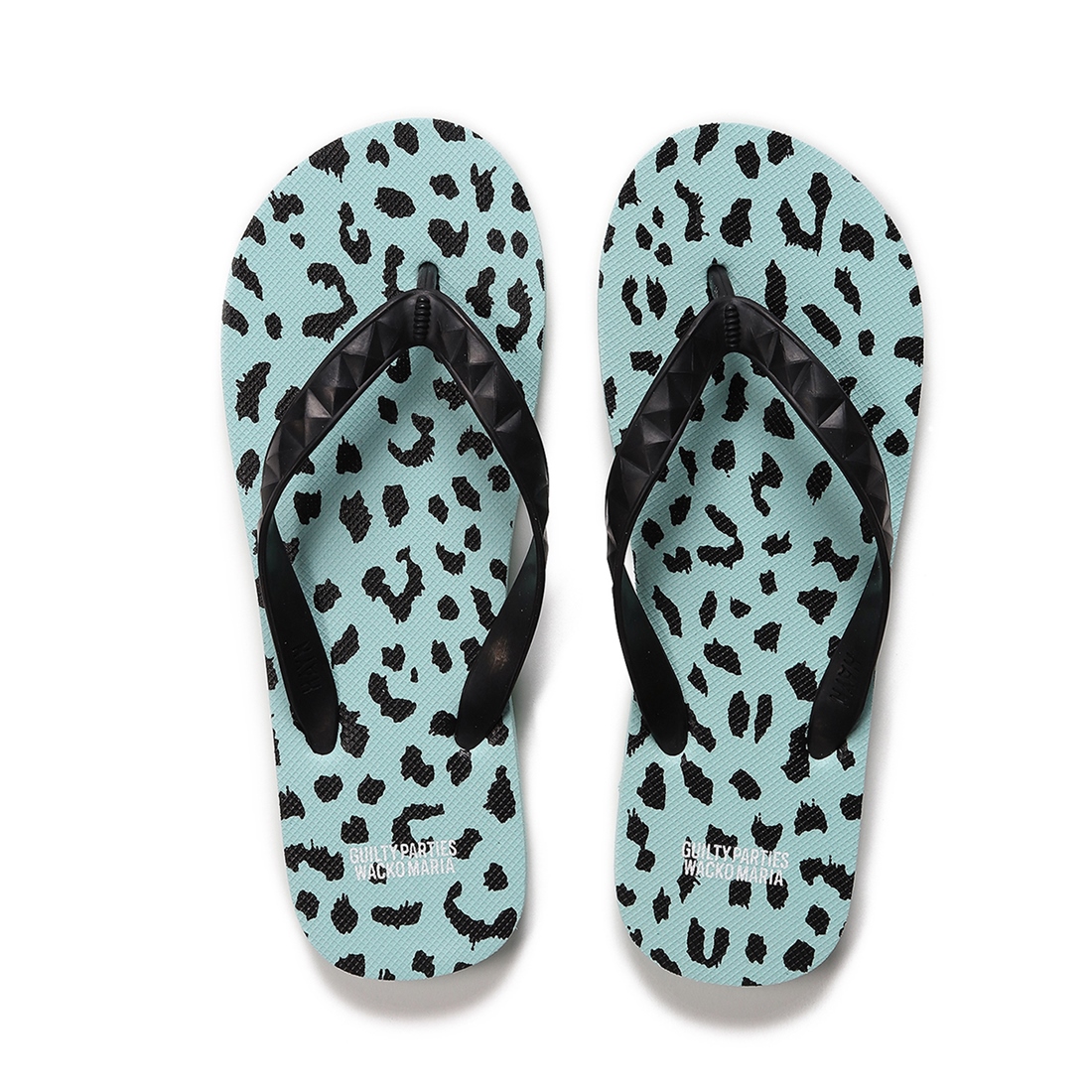 画像: WACKO MARIA/HAYN / LEOPARD BEACH SANDALS（ブルー）［レオパードビーチサンダル-22春夏］