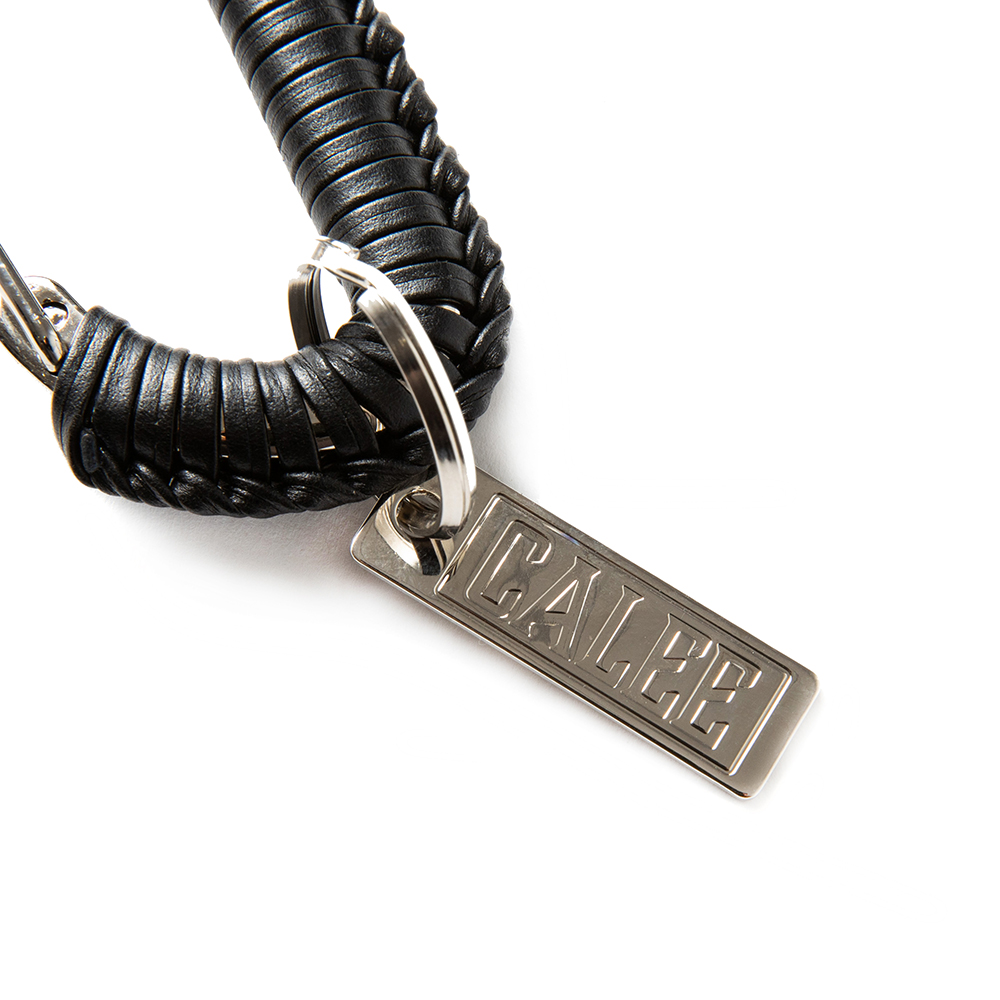 CALEE/Leather carabiner（ブラック）［レザーカラビナ-22春夏］ - JONAS