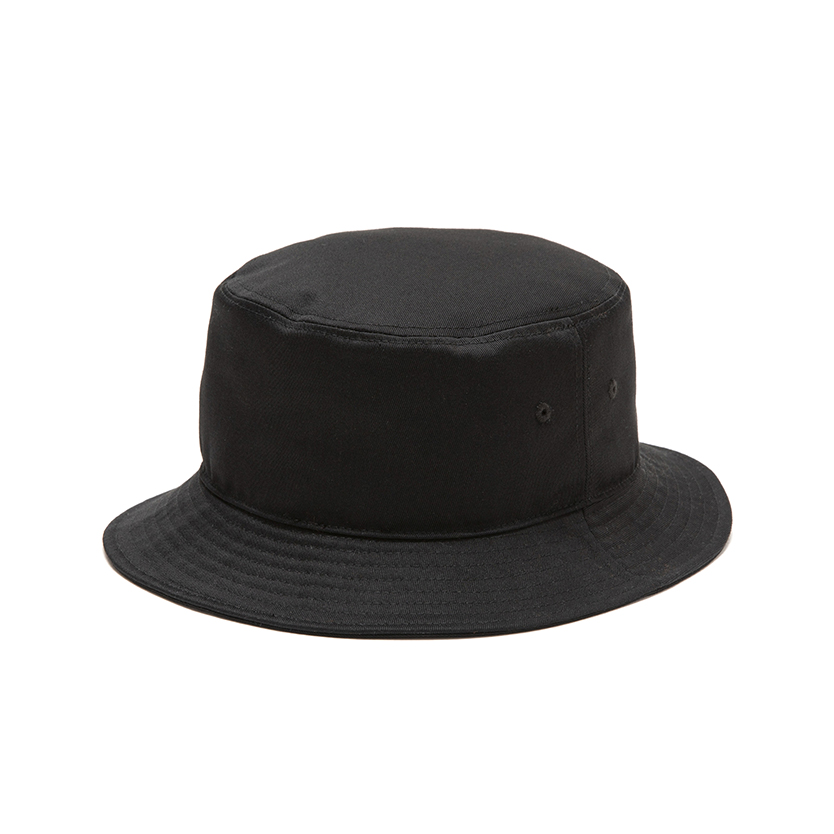画像: CALEE/Twill calee logo bucket hat（ブラック/ホワイト）［バケットハット-22春夏］