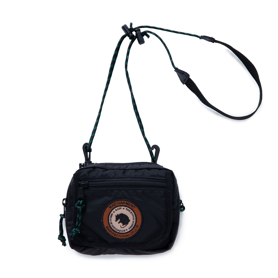 RATS/SHOULDER POUCH（ブラック）［ミニショルダーポーチ-22春夏］ - JONAS