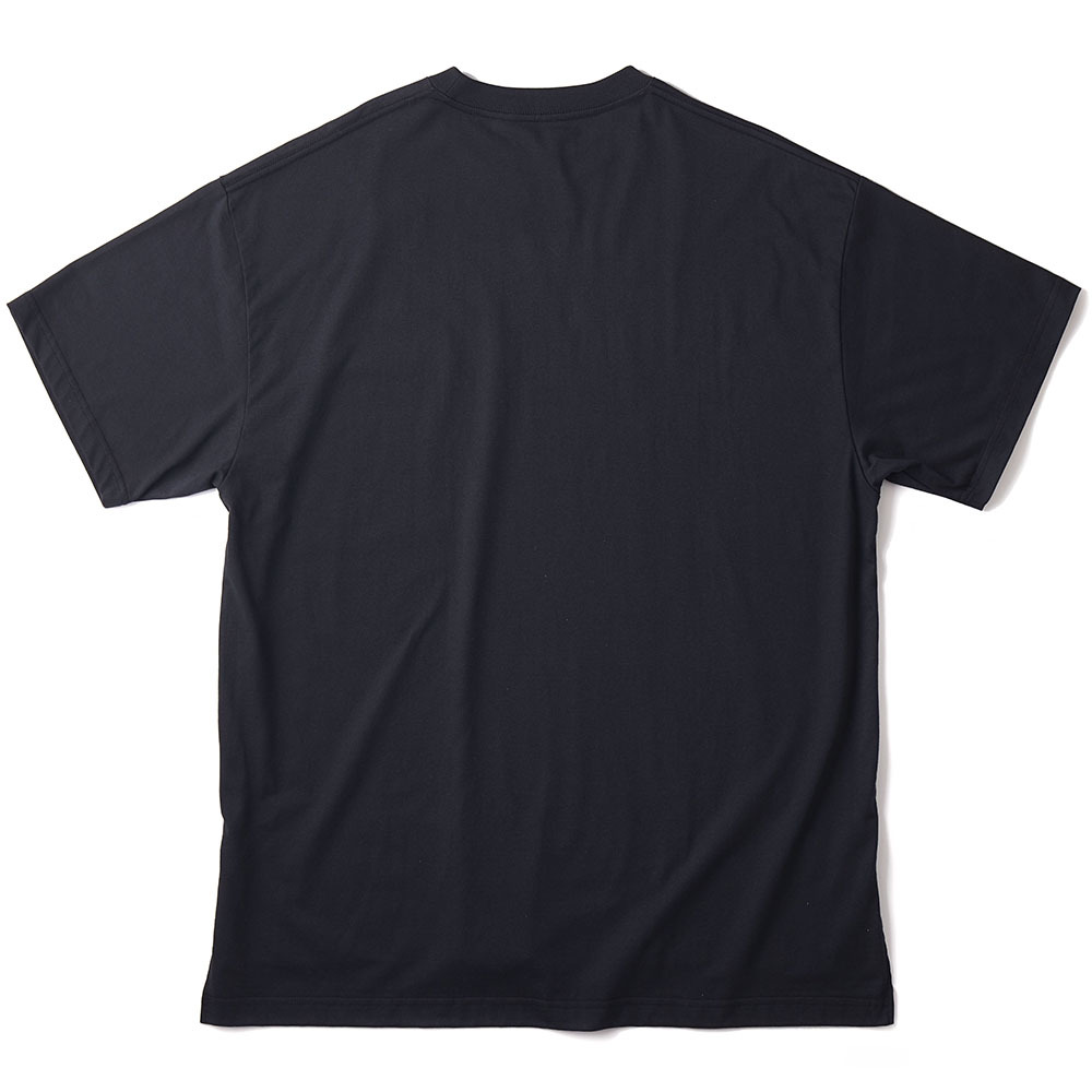 画像: CALEE/×SHELTECH CALEE Logo tail cut drop shoulder（T-shirt B）（ブラック）［ドロップショルダーT-22春夏］