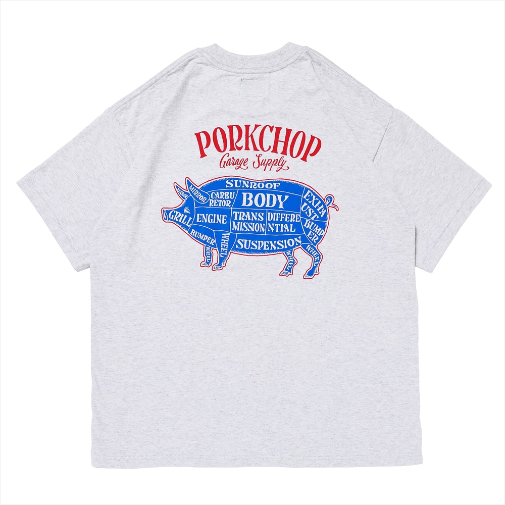 トップスS PORK BACK TEE グレー - Tシャツ/カットソー(半袖/袖なし)