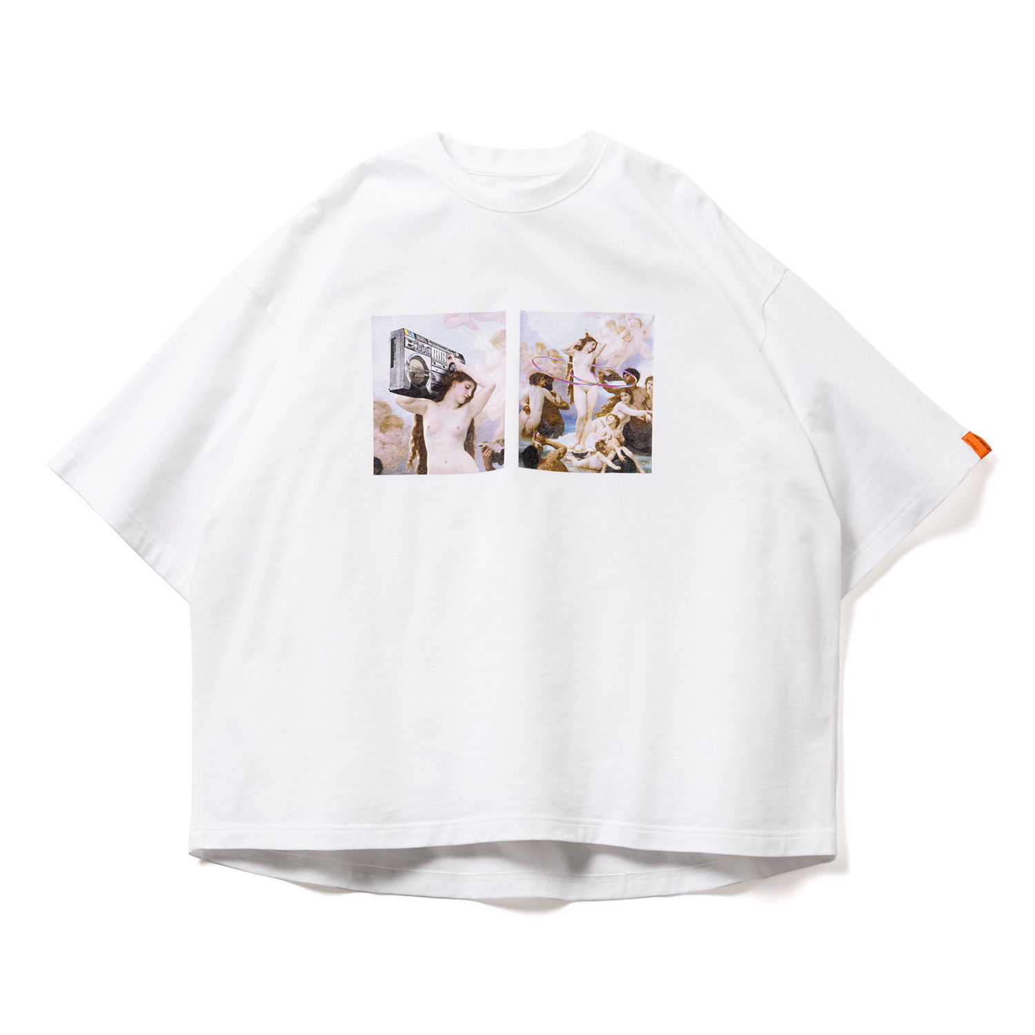 TIGHTBOOTH/DO THE RIGHT THING T-SHIRT（White）［プリントT-22夏
