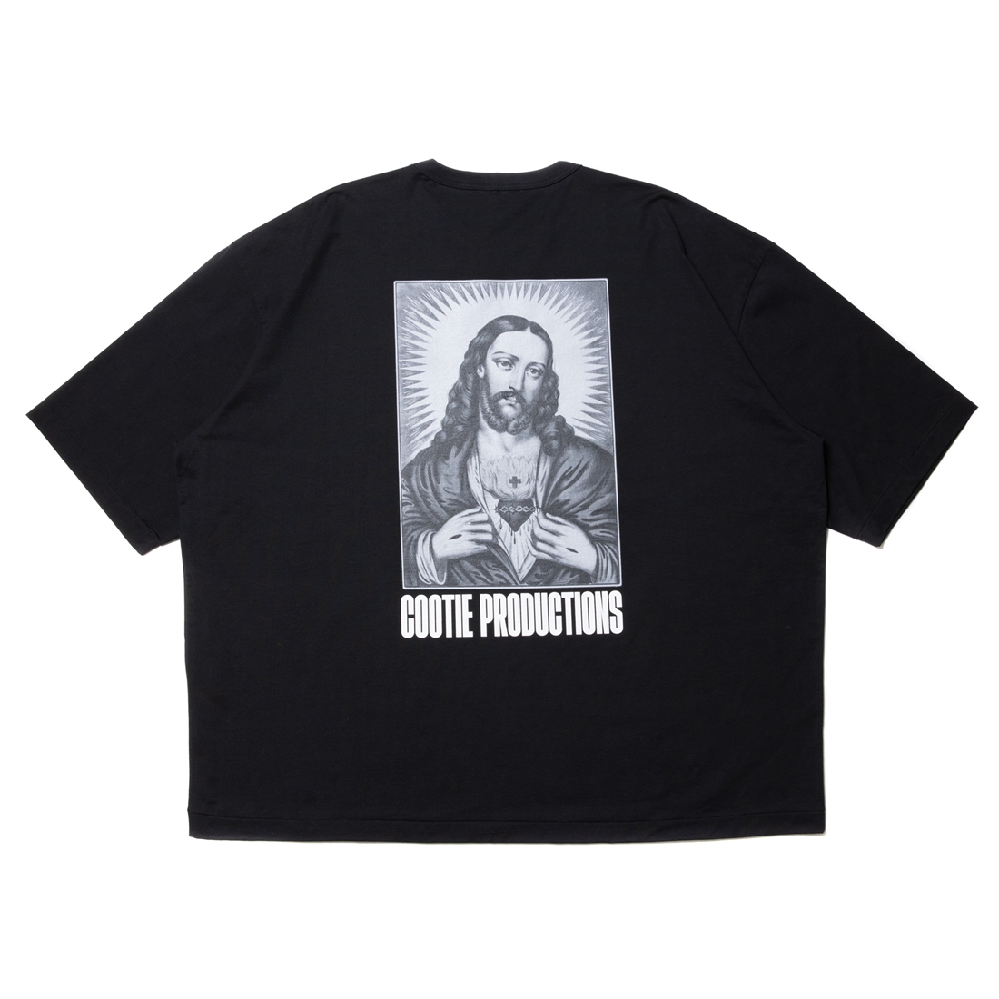 画像: COOTIE PRODUCTIONS/Print Oversized S/S Tee（JESUS）（Black）［オーバーサイズT-22秋冬］