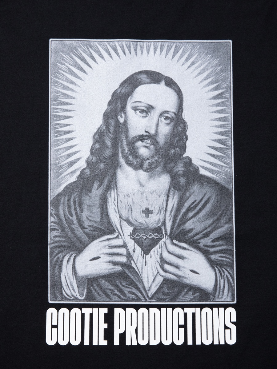 画像: COOTIE PRODUCTIONS/Print Oversized S/S Tee（JESUS）（Black）［オーバーサイズT-22秋冬］