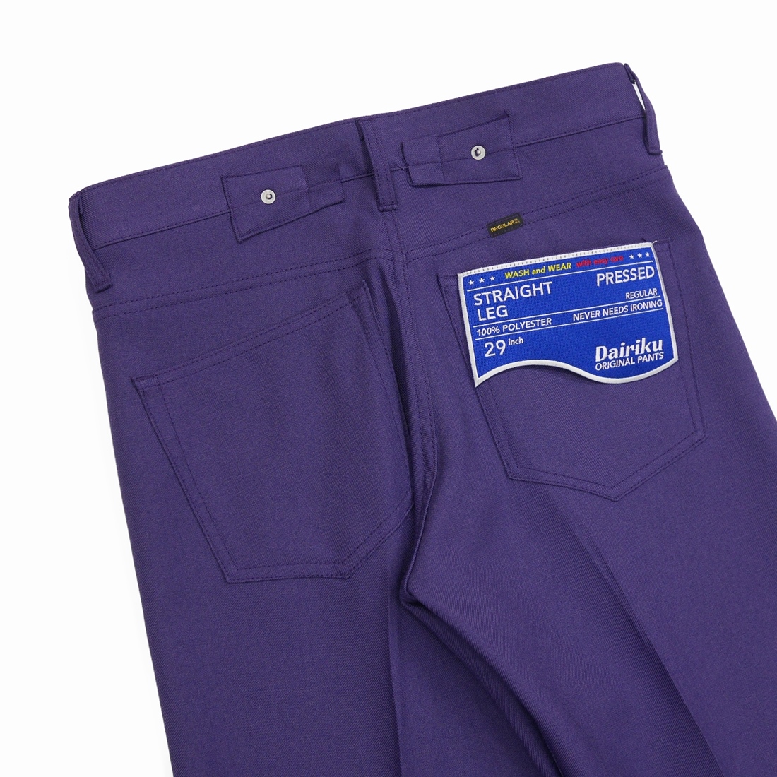 DAIRIKU/"Straight" Pressed PantsPurple %OFF［"ストレート