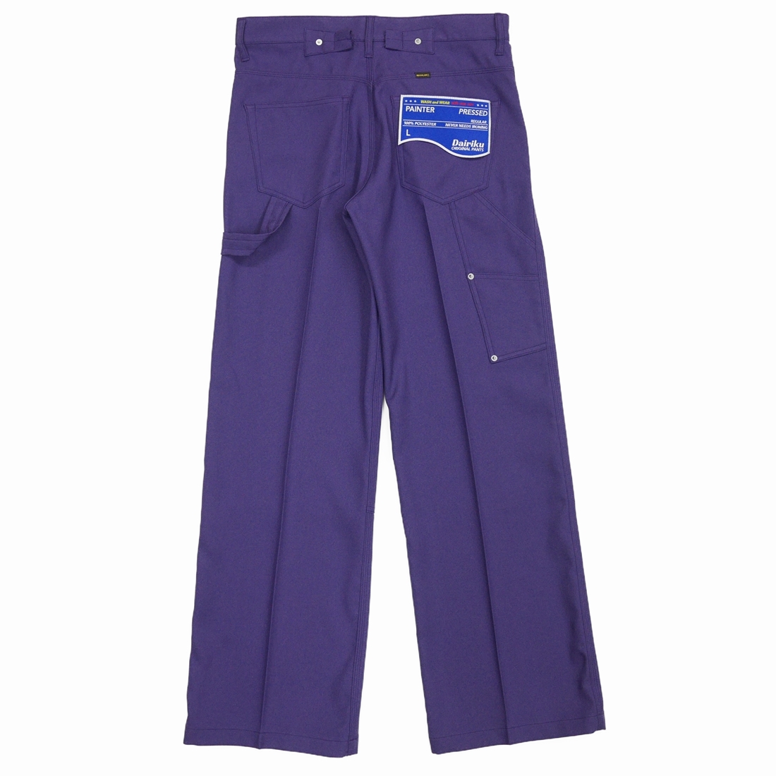 画像: DAIRIKU/"Painter" Pressed Pants（Purple） 【30%OFF】［"ペインター"スタプレパンツ-22秋冬］