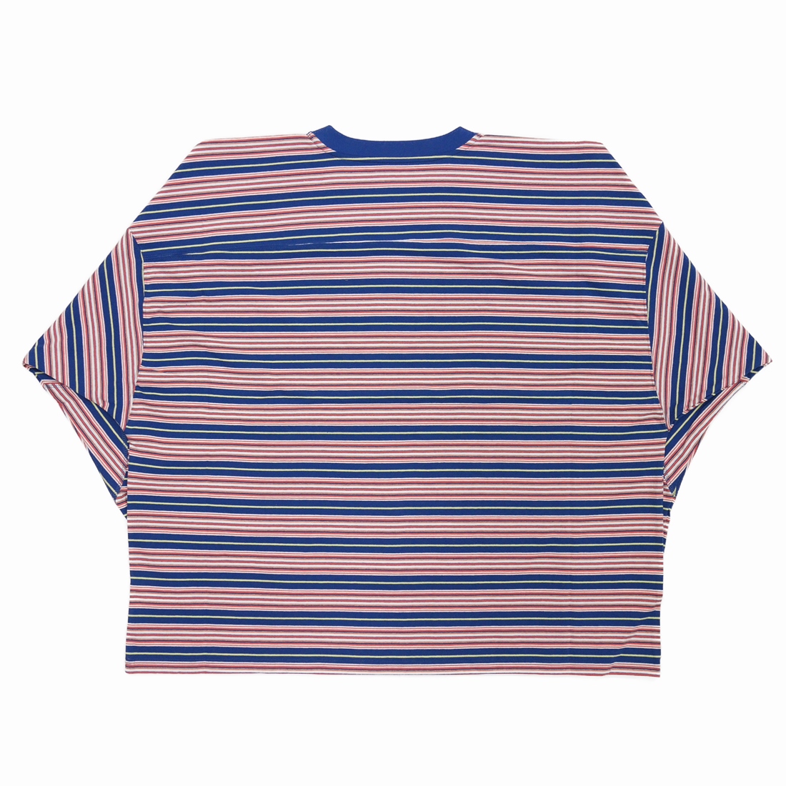 画像: DAIRIKU/"MISSMUCH" Border Football Tee（Blue Beach）［ボーダーフットボール長袖T-22秋冬］