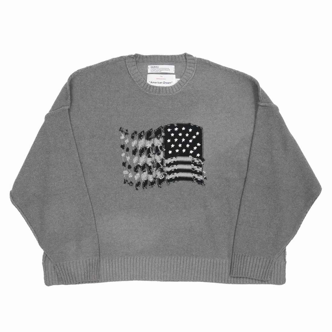 【DAIRIKU】inside out America knit