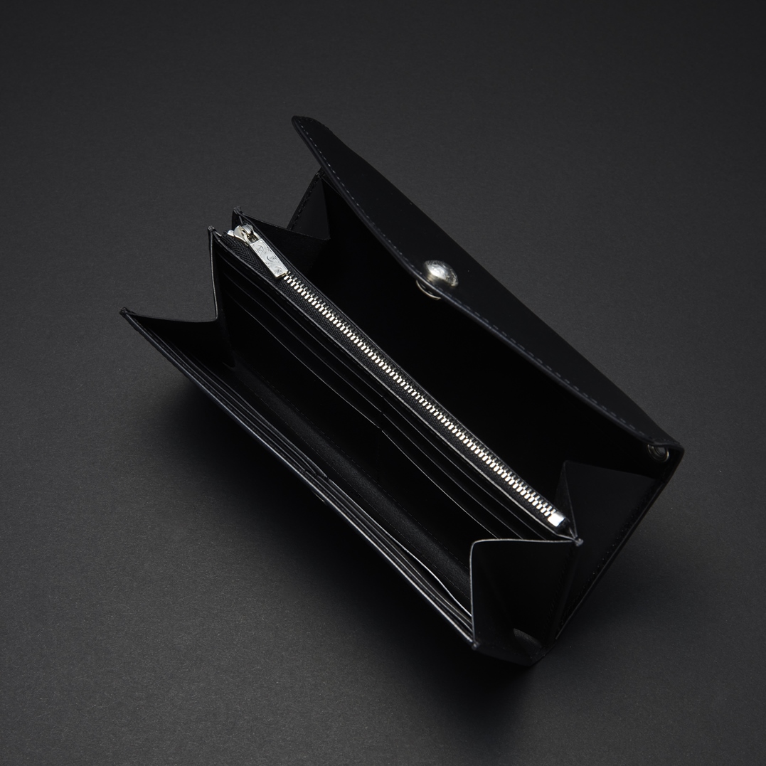 画像: ANTIDOTE BUYERS CLUB/Trucker Long Wallet（Black-Smooth Leather）［トラッカーロングウォレット］