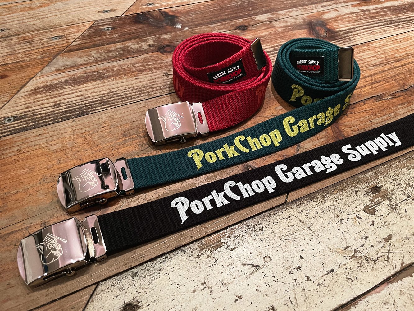 画像: PORKCHOP/GACHA BELT（BLACK）［ガチャベルト-22秋冬］