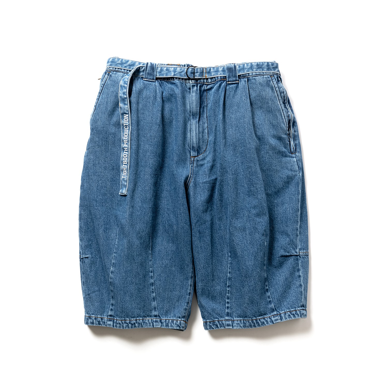 画像: TIGHTBOOTH/DENIM BIG SHORTS（Blue） 【40%OFF】［デニムビッグショーツ-22夏］