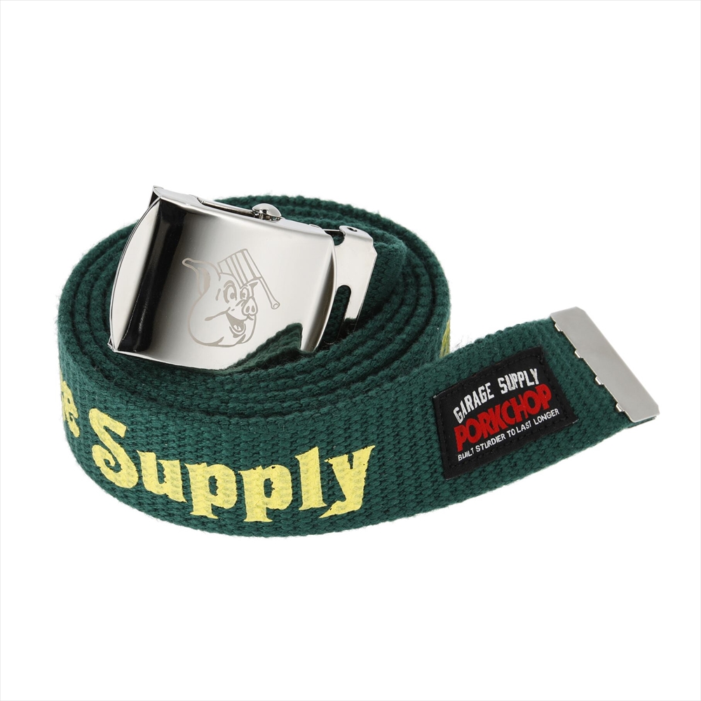 画像: PORKCHOP/GACHA BELT（DARK GREEN）［ガチャベルト-22秋冬］