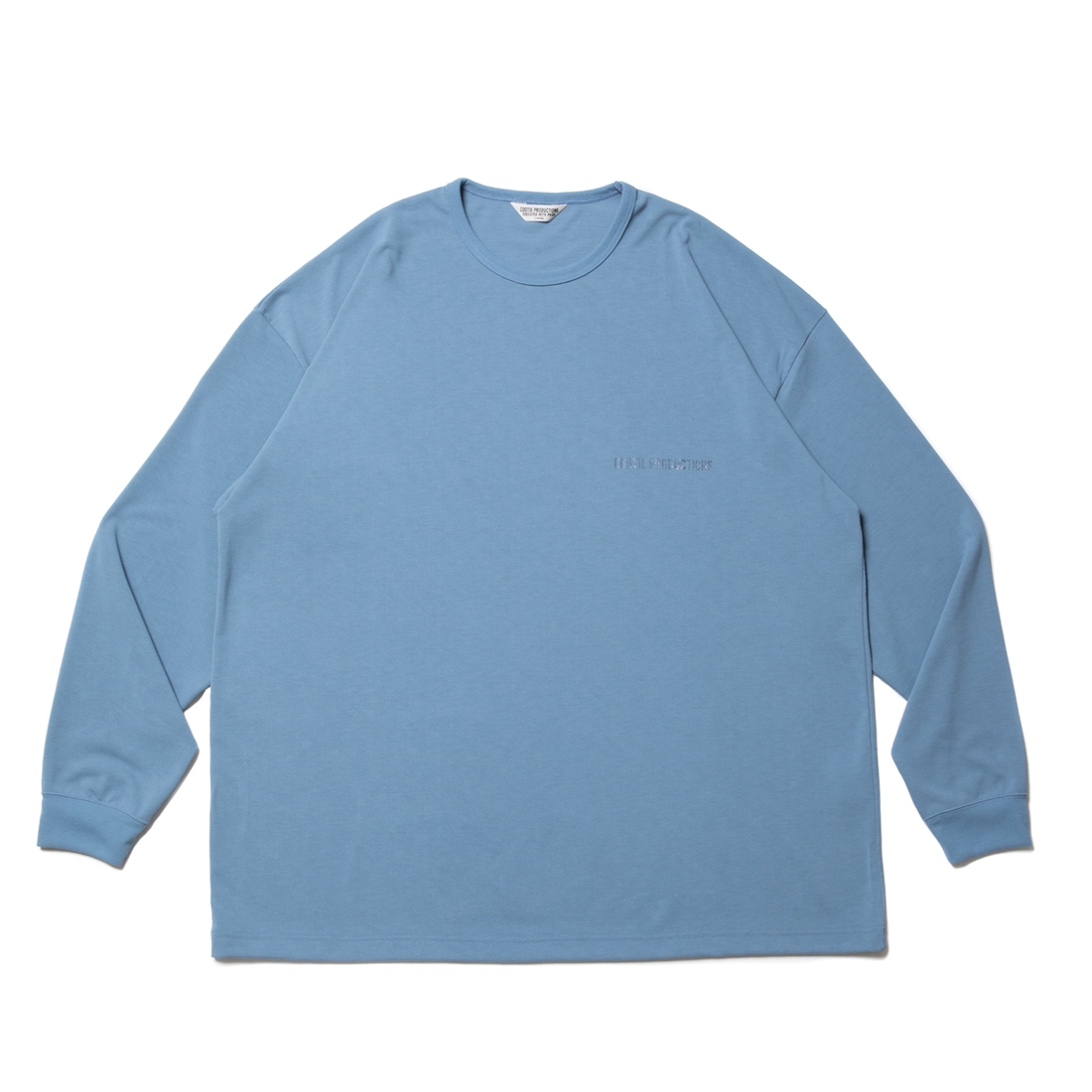 COOTIE PRODUCTIONS/Dry Tech Jersey Oversized L/S Tee（Smoke Blue